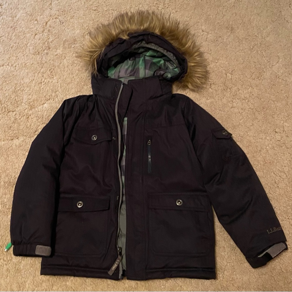 LL BEAN | Insulated jacket black boys L6X/7